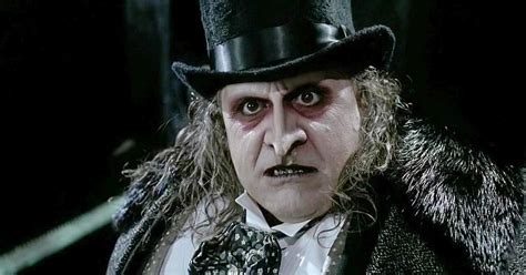 The monstrous Penguin (Danny DeVito), who lives in the sewers beneath Gotham, joins up with wicked shock-headed businessman Max Shreck (Christopher Walken) to topple the Batman (Michael Keaton ... 